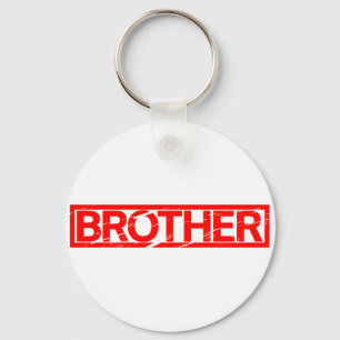Brother Stamp Key Ring