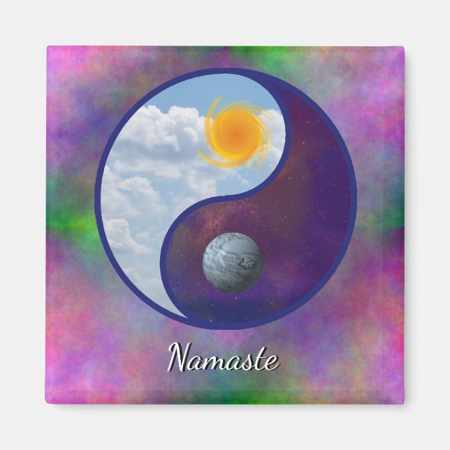 Brother Sun, Sister Moon Namaste Magnet (Front)