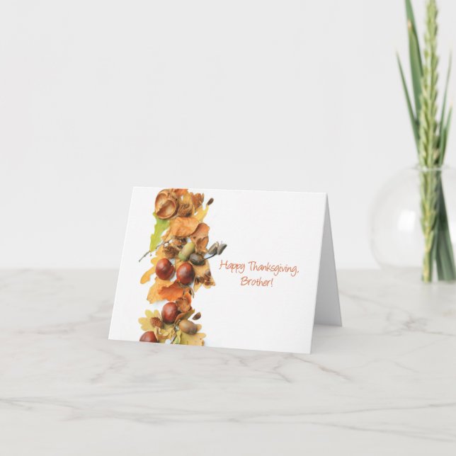 Brother Thanksgiving Card (Front)