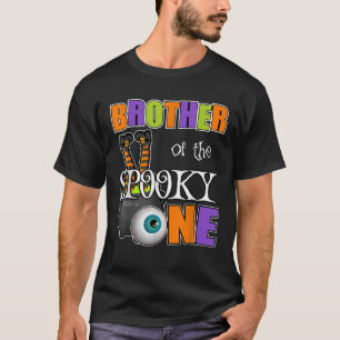 Brother the Spooky One 1st Birthday Halloween Them T-Shirt