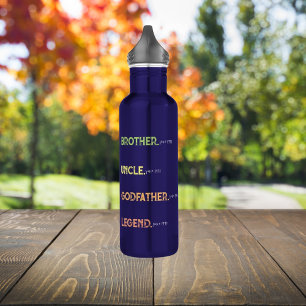 Brother Uncle Godfather Legend Since Year 710 Ml Water Bottle