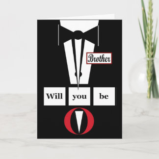BROTHER Wedding Invitation - BEST MAN