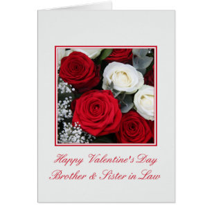 Brother & Wife   Happy Valentine's Day Roses