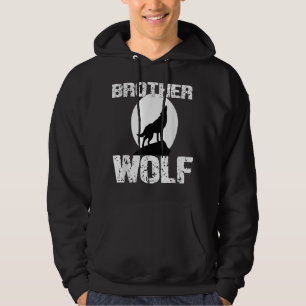 Brother Wolf Shirt Matching Family Tribe Wolves Mo