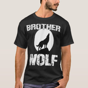 Brother Wolf Shirt Matching Family Tribe Wolves Mo