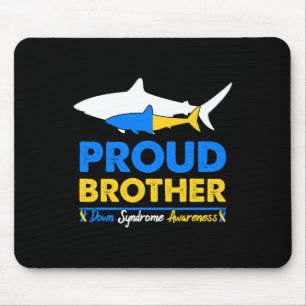 Brother World Down Syndrome Awareness Day Shark T2 Mouse Mat