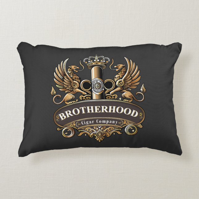 Brotherhood Cigar Company  Decorative Cushion (Front)