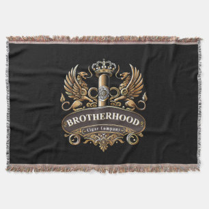 Brotherhood Cigar Company Throw Blanket