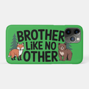 Brotherhood Graphic: Fox and Bear Illustration iPhone 11 Pro Case