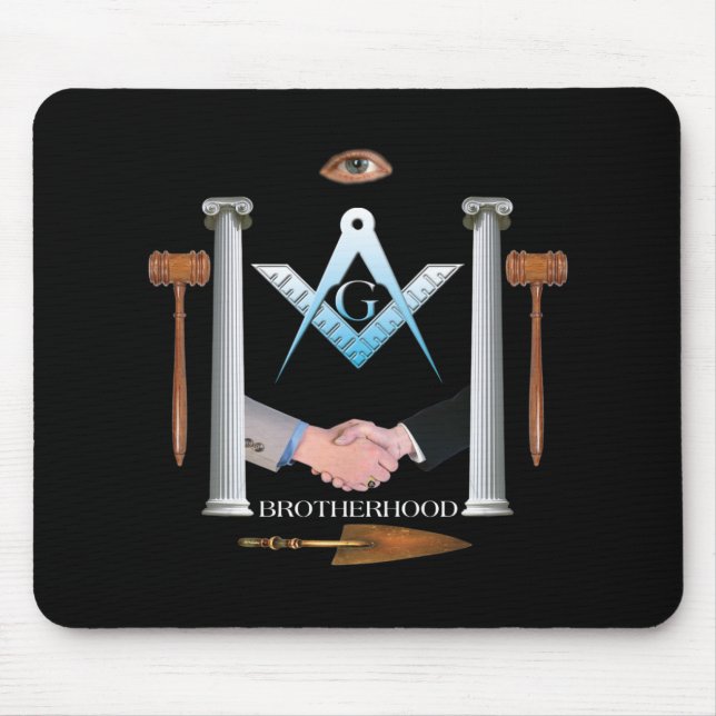 Brotherhood of Freemasons Mouse Mat (Front)