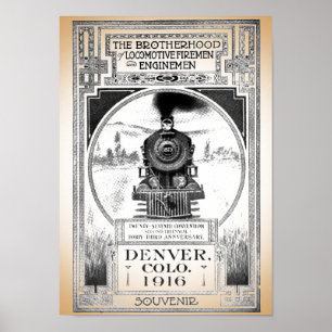Brotherhood of Locomotive Firemen and Enginemen Poster