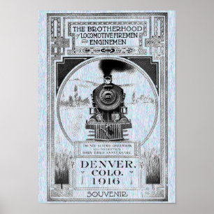 Brotherhood of Locomotive Firemen & Enginemen Poster