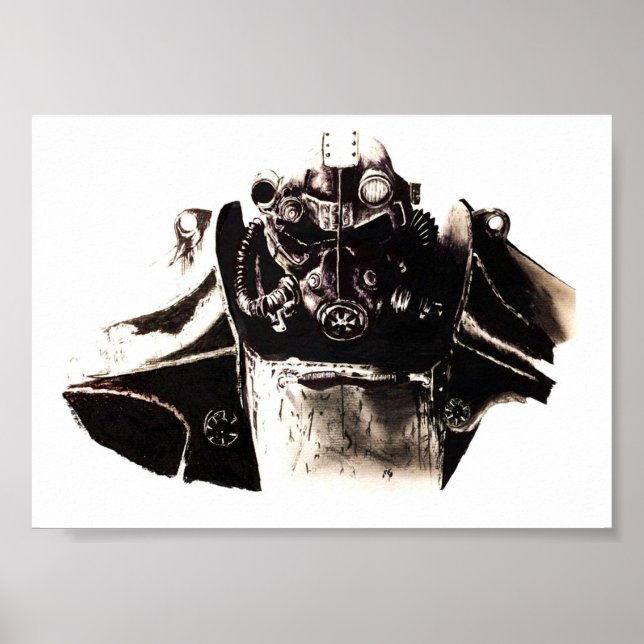 Brotherhood of steel soldier poster (Front)