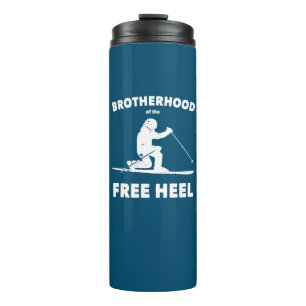 Brotherhood Of The Free Heel Telemark Skiing Thermal Tumbler
