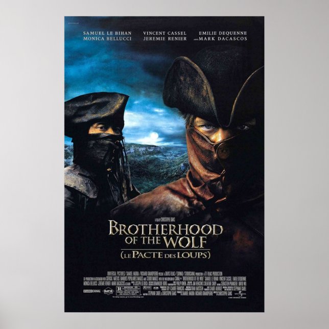 Brotherhood of the Wolf French  Poster (Front)