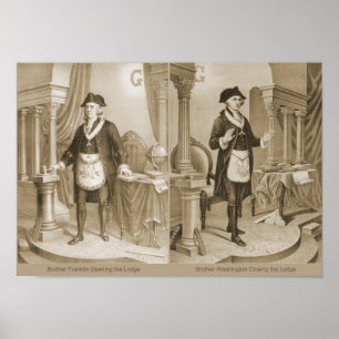 Brothers Ben and George Poster