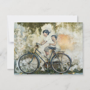 Brothers Bicycle Postcard