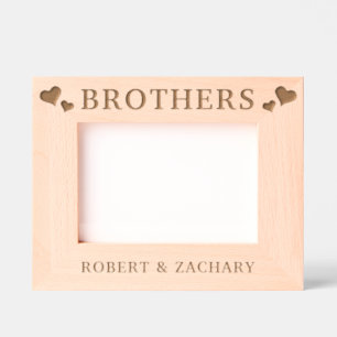 Brothers Etched Frames