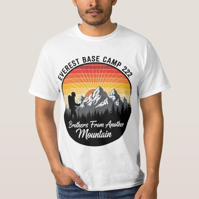 Brothers From Another Mountain Everest Hiking T-Shirt (Front)