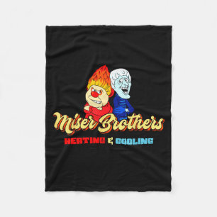 Brothers Heating & Cooling Christmas  Fleece Blanket