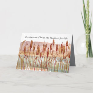 Brothers in Christ for Life Desert Mountains Card