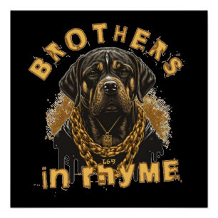 BROTHERS IN RHYME funny hip hop                Poster