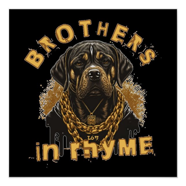 BROTHERS IN RHYME funny hip hop                Poster (Front)