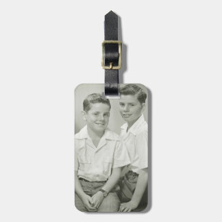 Brothers in Studio Luggage Tag