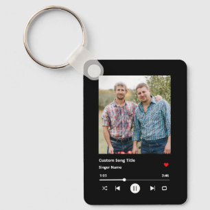 Brothers Song Matching Custom Photo Key Ring