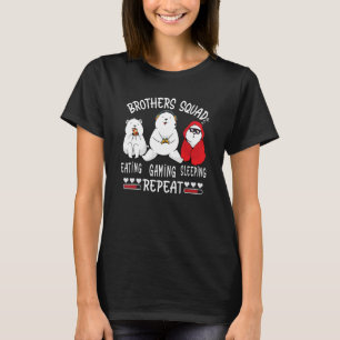 Brothers Squad Kids Toddler Boys Child Bear Team C T-Shirt