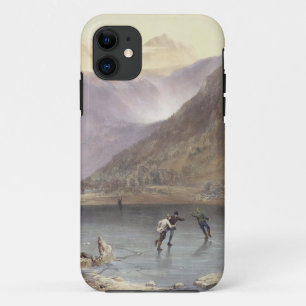 Brothers Water, detail of ice skaters, from 'The E iPhone 11 Case