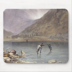 Brothers Water, detail of ice skaters, from 'The E Mouse Mat