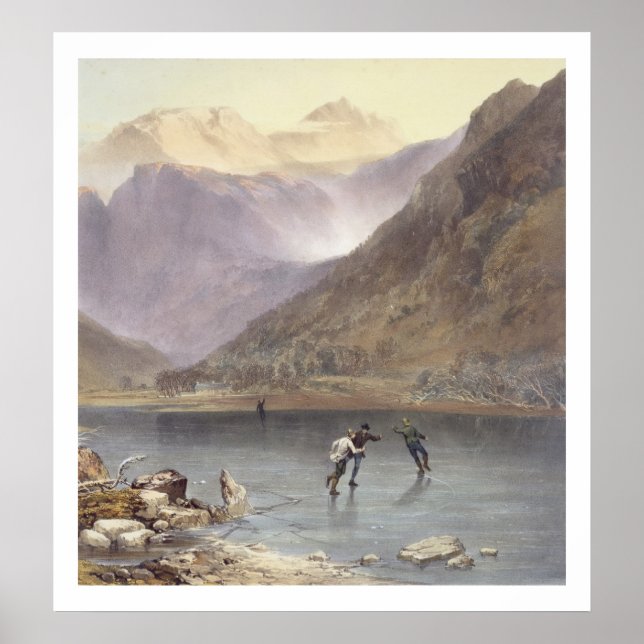 Brothers Water, detail of ice skaters, from 'The E Poster (Front)