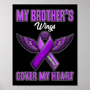 Brother's Wings Cover My Heart End Overdose Poster