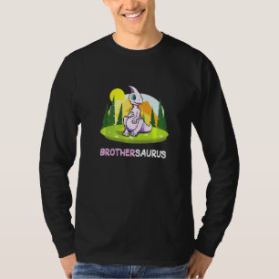Brothersaurus Dinosaur Cute Kiddo Hadrosaur T-Shirt