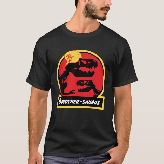 Brothersaurus Dinosaur  for Brother Jurassic rex T-Shirt (Front)