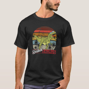 BROTHERSAURUS T Rex Dinosaur Brother Saurus Birthd T-Shirt
