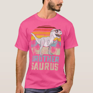 Brothersaurus T Rex Dinosaur Brother Saurus Family T-Shirt