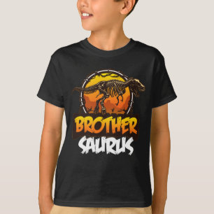 Brothersaurus T Rex Dinosaur Brother Saurus Family T-Shirt