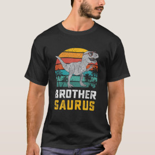 Brothersaurus T Rex Dinosaur Brother Saurus Family T-Shirt