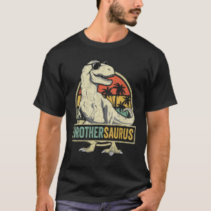 Brothersaurus T Rex Dinosaur Brother Saurus Family T-Shirt
