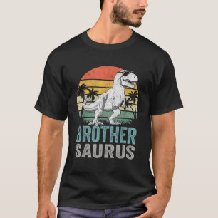 Brothersaurus T Rex Dinosaur Brother Saurus Family T-Shirt