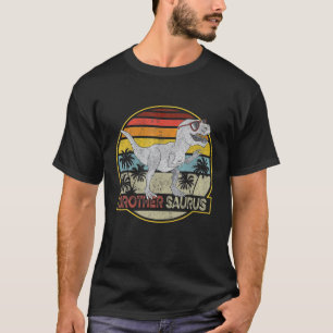 Brothersaurus T Rex Dinosaur Brother Saurus Family T-Shirt