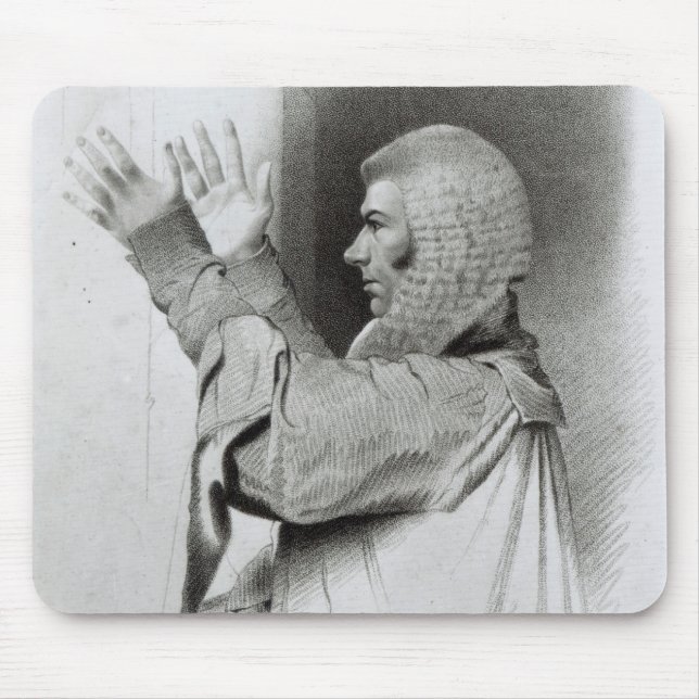 Brougham Esq MP, The Queen's Attorney General Mouse Mat (Front)