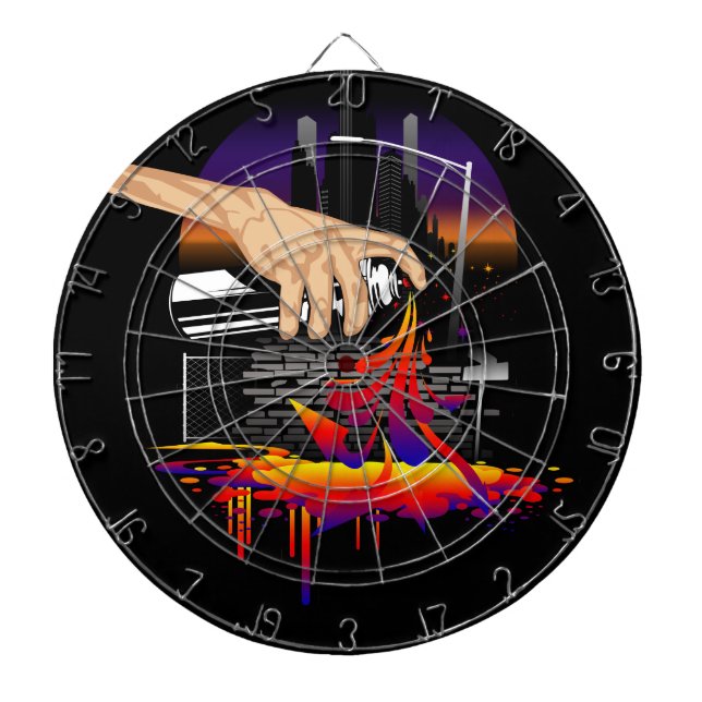 Brought To Life  Dartboard (Front)