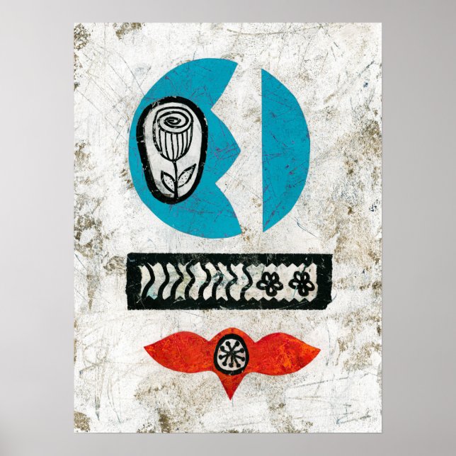 Brought You A Flower Poster Wall Art (Front)