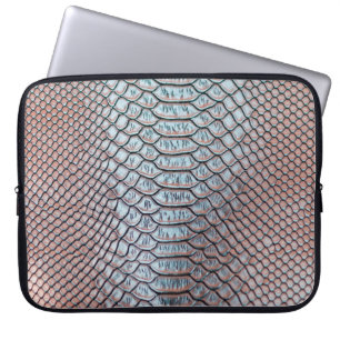 brow snakeskin pattern texture backgroundleather,t laptop sleeve
