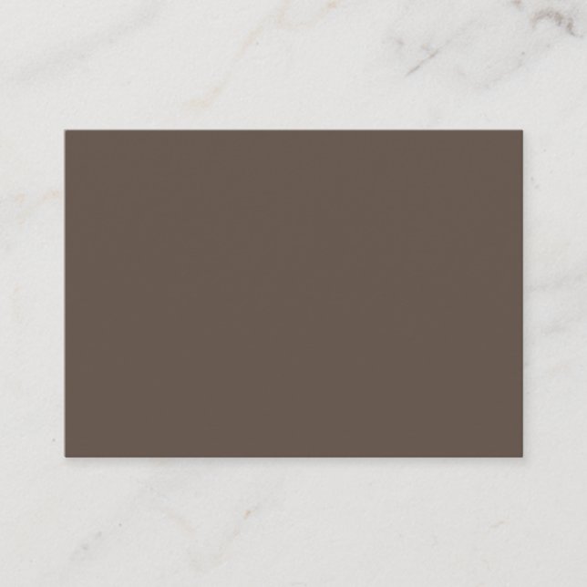 Brown #5E4E44, Liver Enclosure Card (Front)