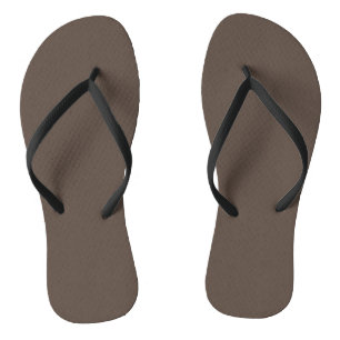 Brown #5E4E44, Liver Flip Flops