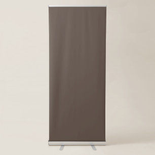 Brown #5E4E44, Liver Retractable Banner